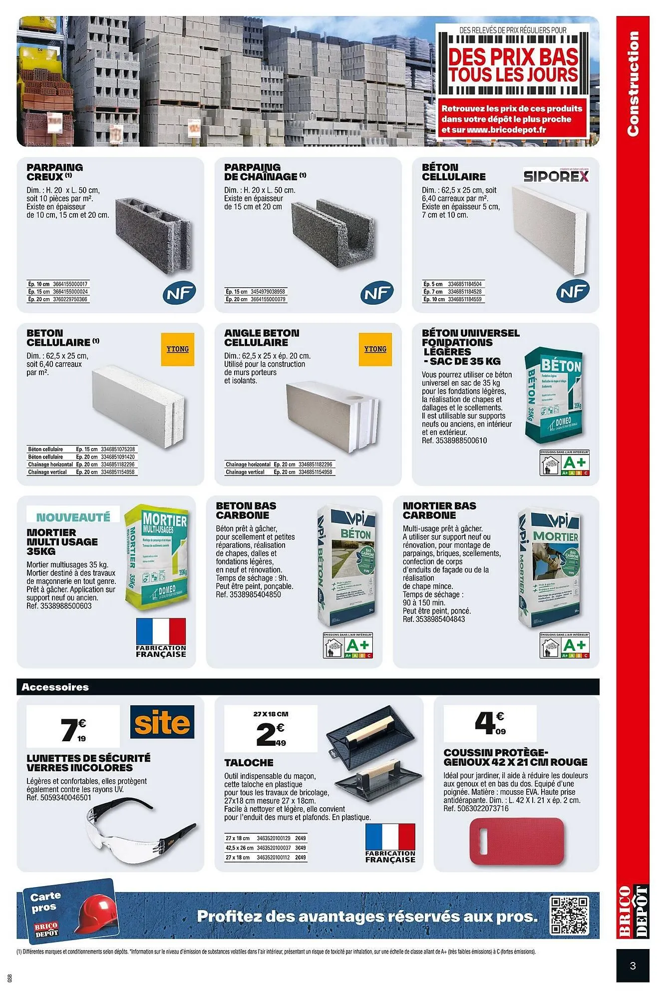 Catalogue Brico Dépôt du 1 août au 14 août 2025 - Catalogue page 3