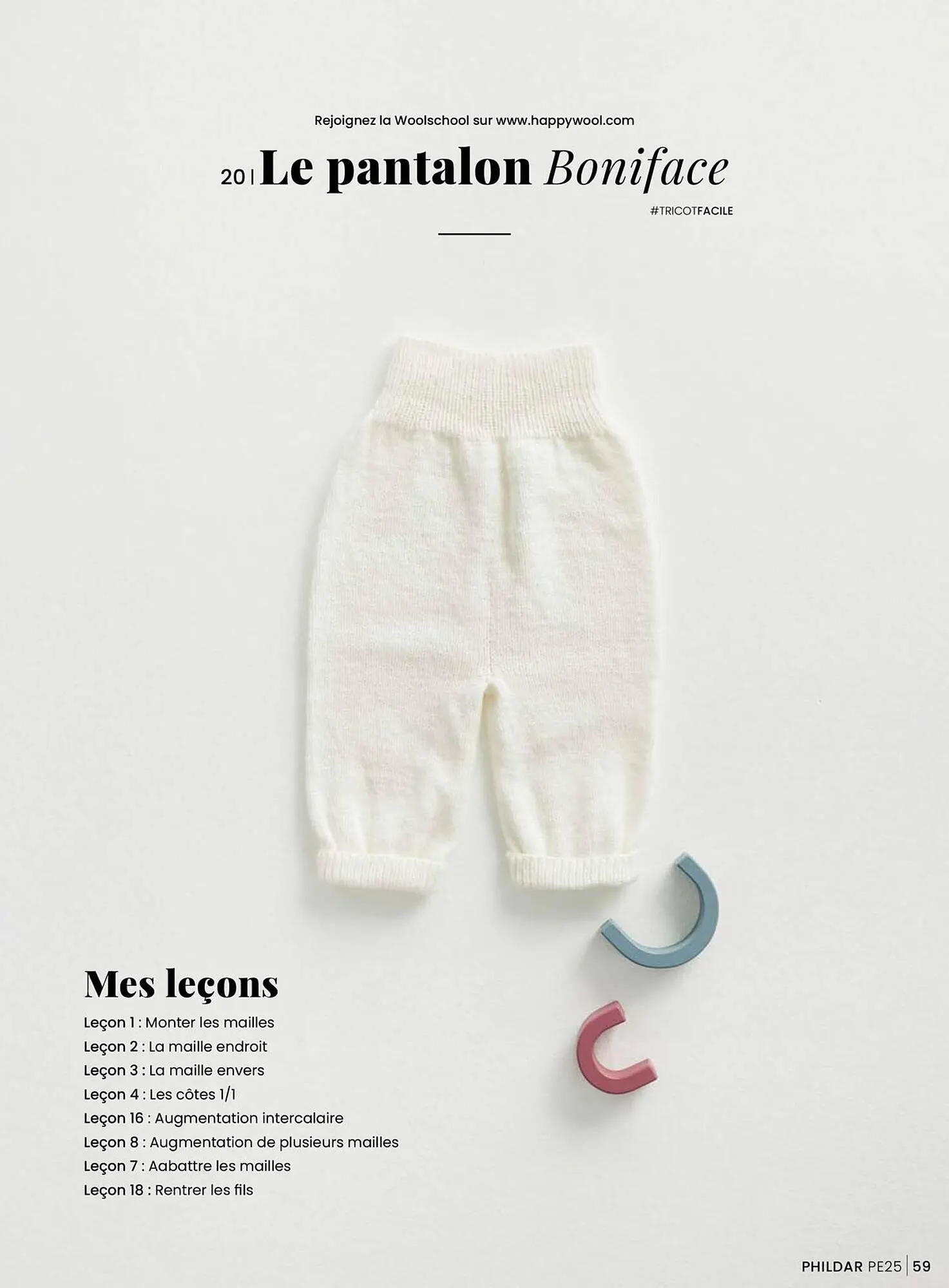 Catalogue Phildar du 15 janvier au 31 août 2025 - Catalogue page 59