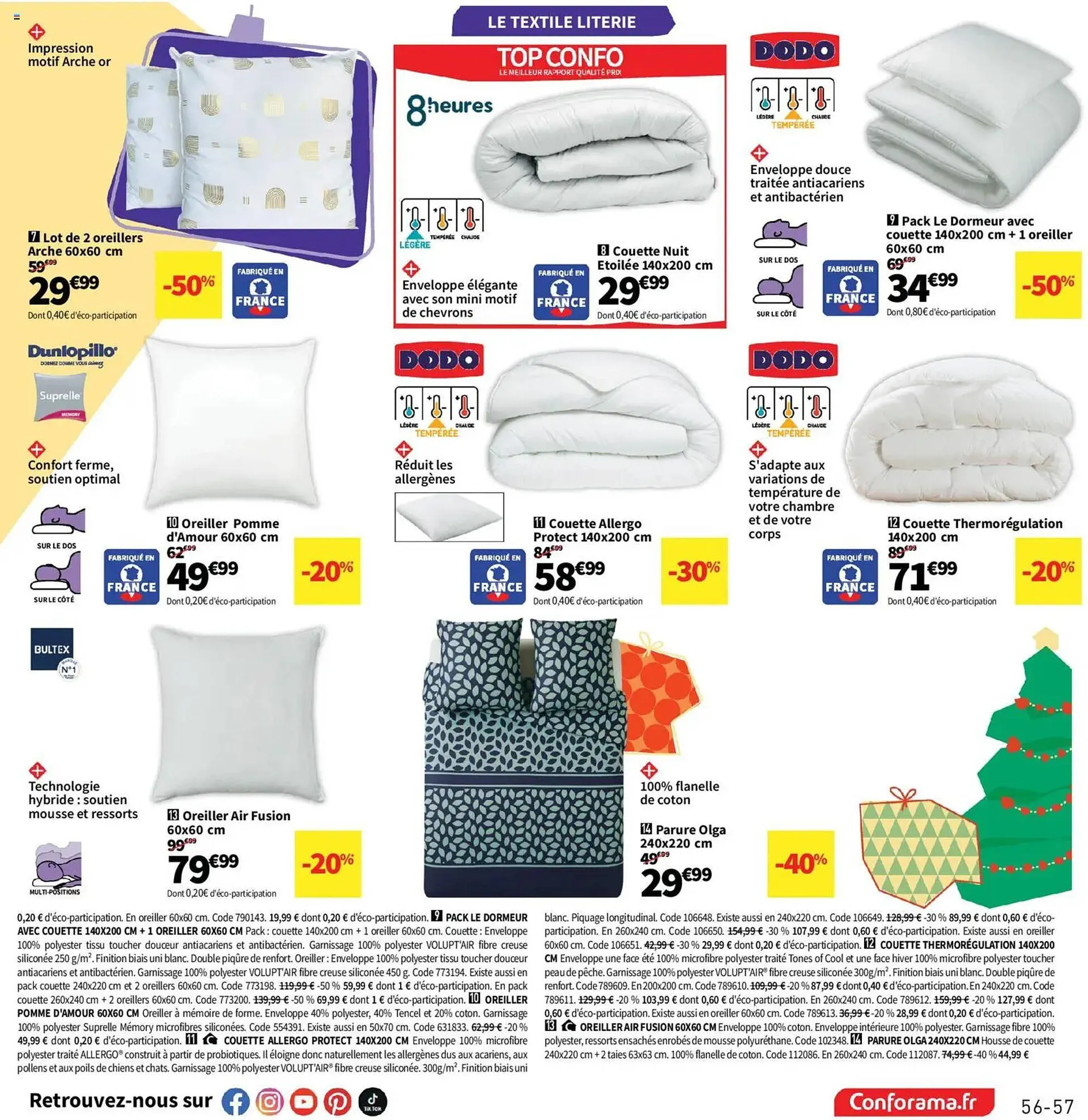 Catalogue Conforama du 28 octobre au 25 décembre 2025 - Catalogue page 57