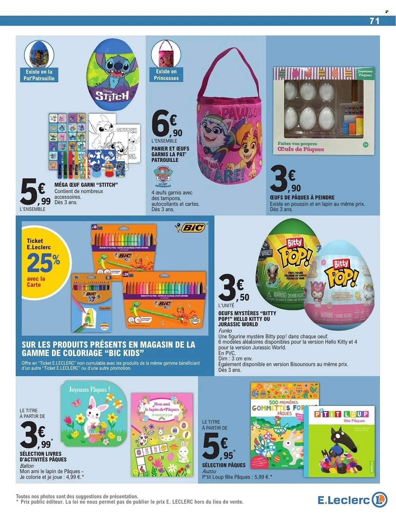 Catalogue E.Leclerc du 24 mars au 4 avril 2026 - Catalogue page 71