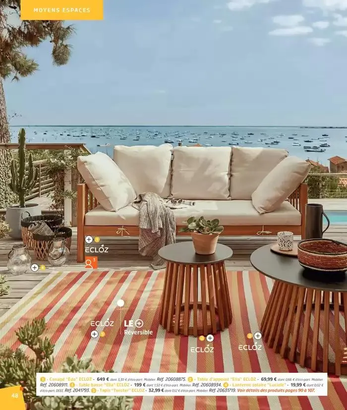 BARBEUC, SIESTE, PÉTANQUE PLACE À LA DÉTENTE du 27 février au 23 juin 2025 - Catalogue page 48