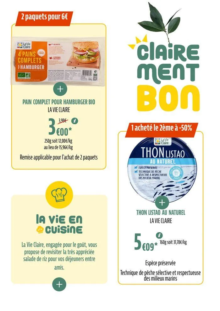 Tutes Nos Promos Bio Pour Un Ete Savoureux du 28 juin au 7 juillet 2024 - Catalogue page 12