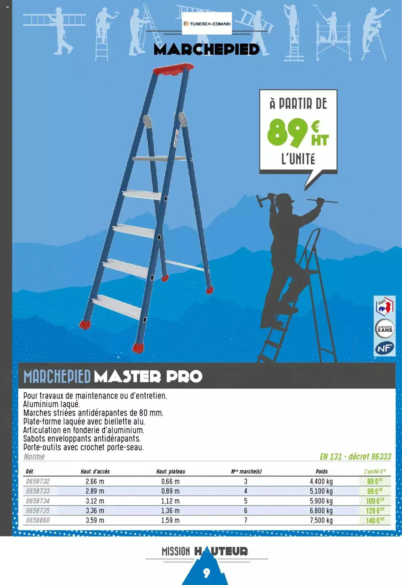 Champion direct Mission Hauteur 2023 du 11 avril au 29 juillet 2023 - Catalogue page 9