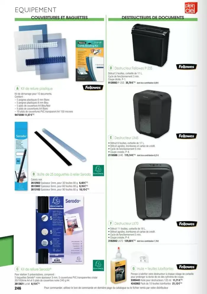 Écoles et loisirs 2025 du 1 janvier au 31 décembre 2025 - Catalogue page 246