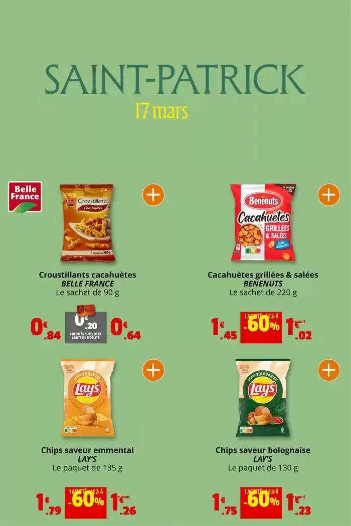 POUR FÊTER LA SAINT-PATRICK  du 12 mars au 23 mars 2025 - Catalogue page 9