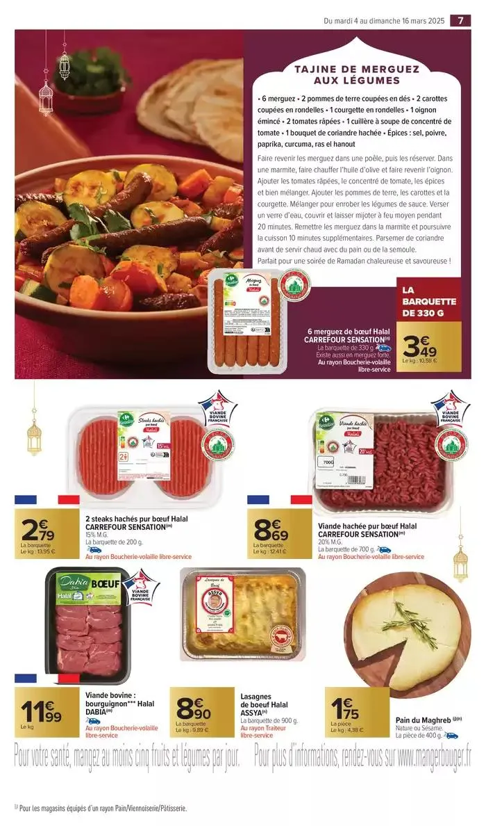 TOUT LE RAMADAN À PETIT PRIX du 4 mars au 16 mars 2025 - Catalogue page 7