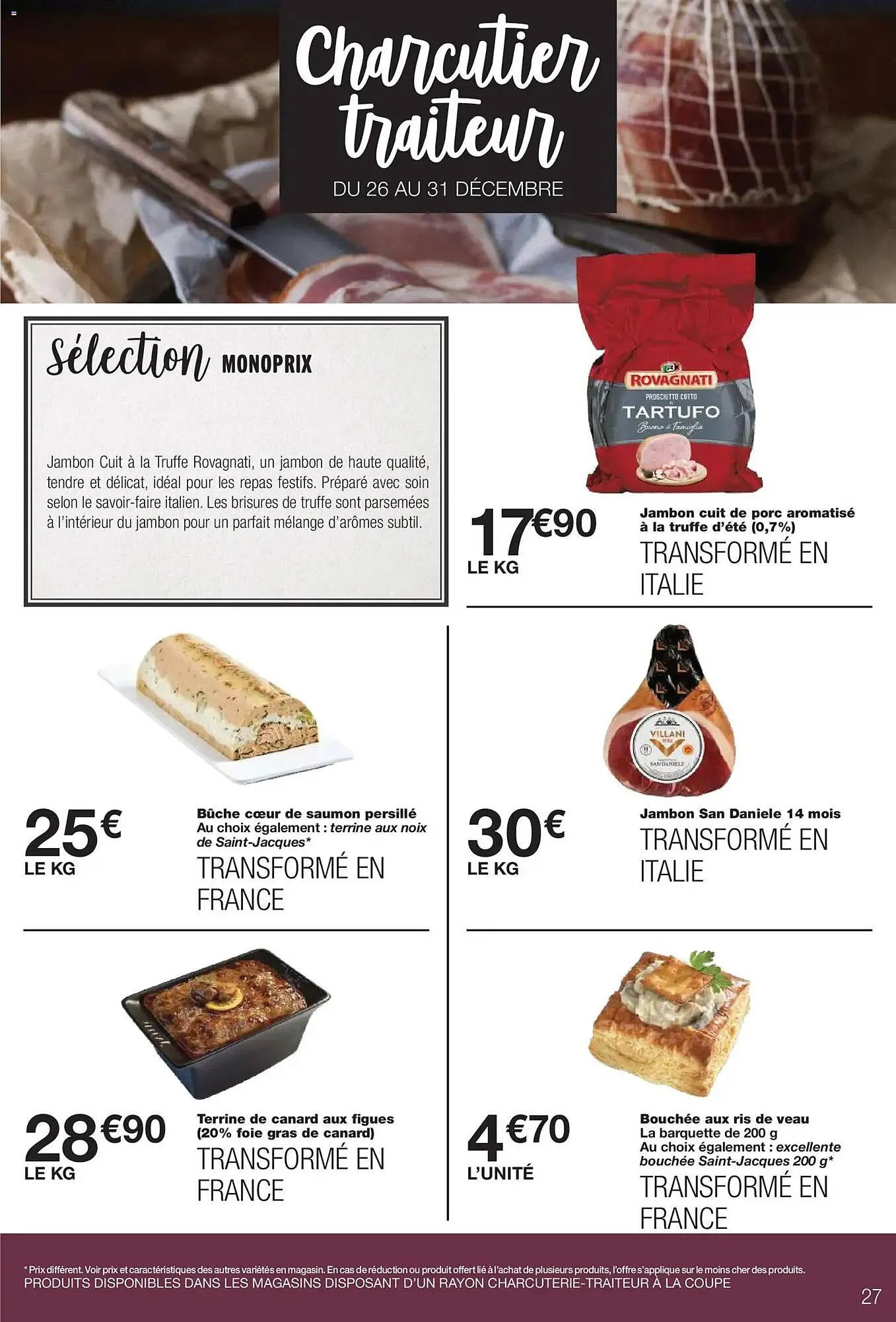 Catalogue Monoprix du 16 décembre au 31 décembre 2025 - Catalogue page 27