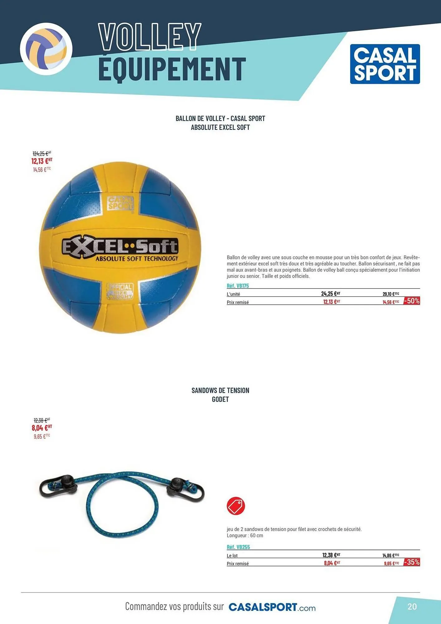 Catalogue Casal Sport du 30 avril au 31 décembre 2025 - Catalogue page 20