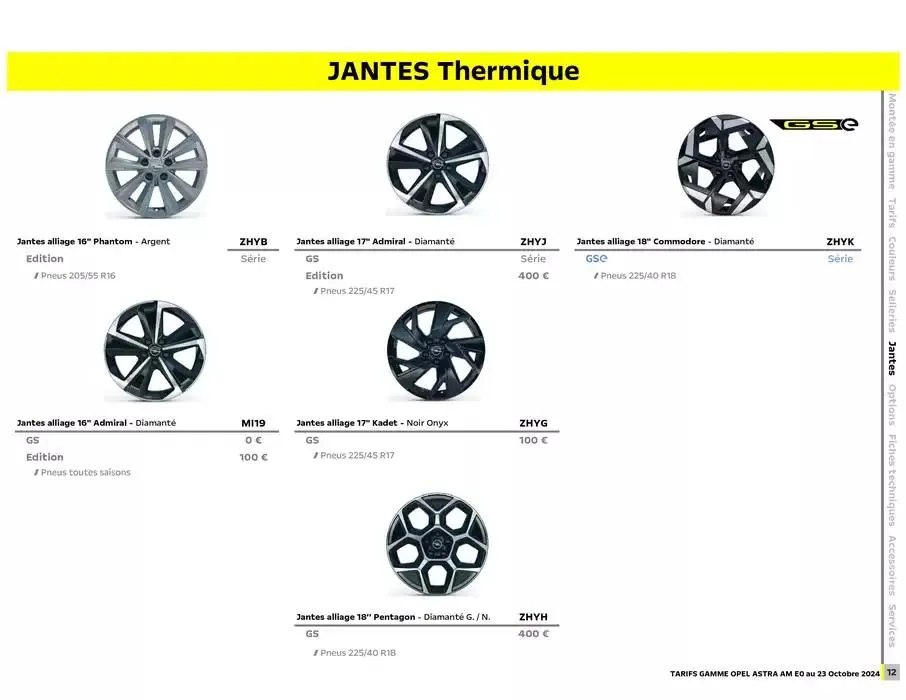 Opel Astra du 17 décembre au 17 décembre 2025 - Catalogue page 13