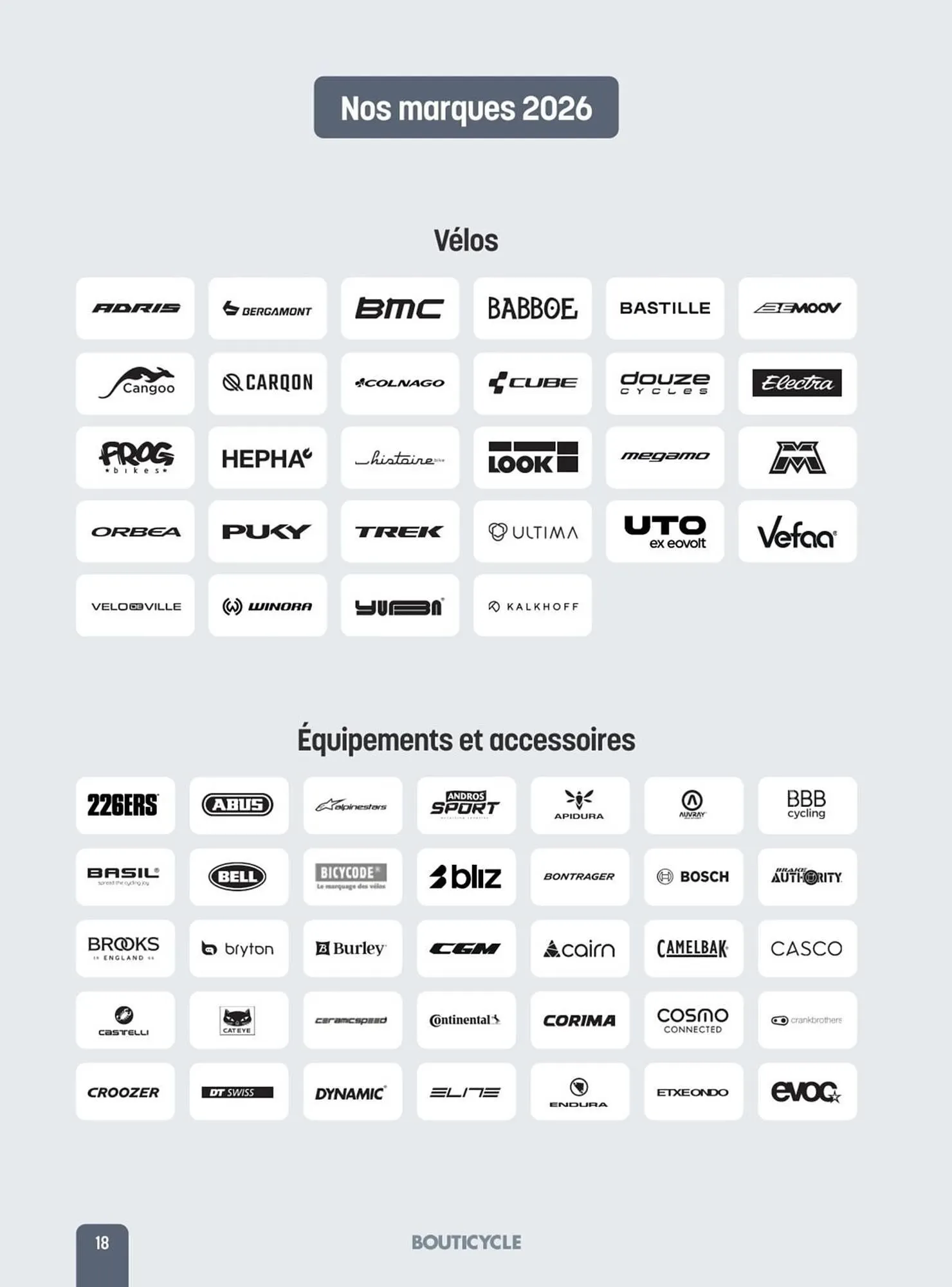 Catalogue Bouticycle du 27 janvier au 31 décembre 2026 - Catalogue page 18