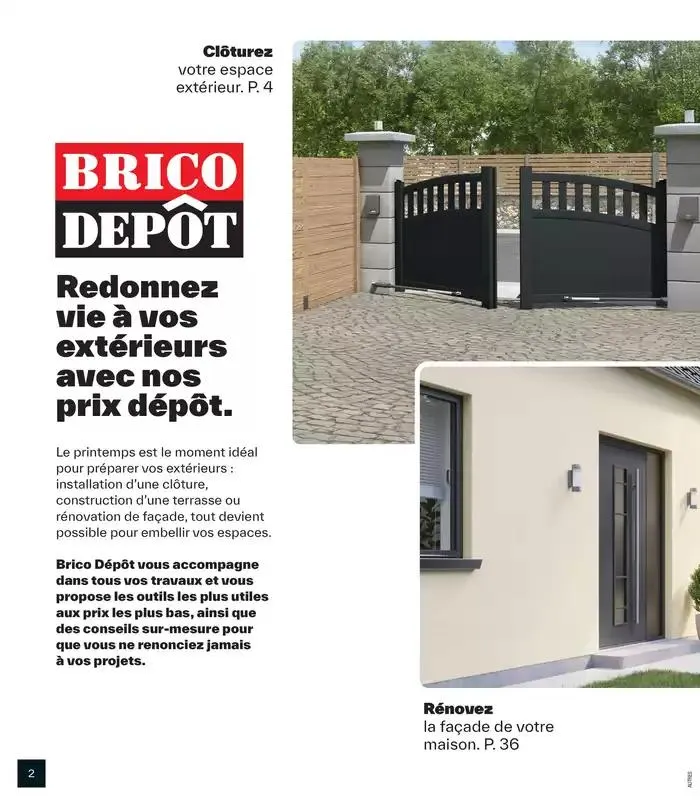 J’aménage mon extérieur à prix dépôt du 11 avril au 29 mai 2025 - Catalogue page 2