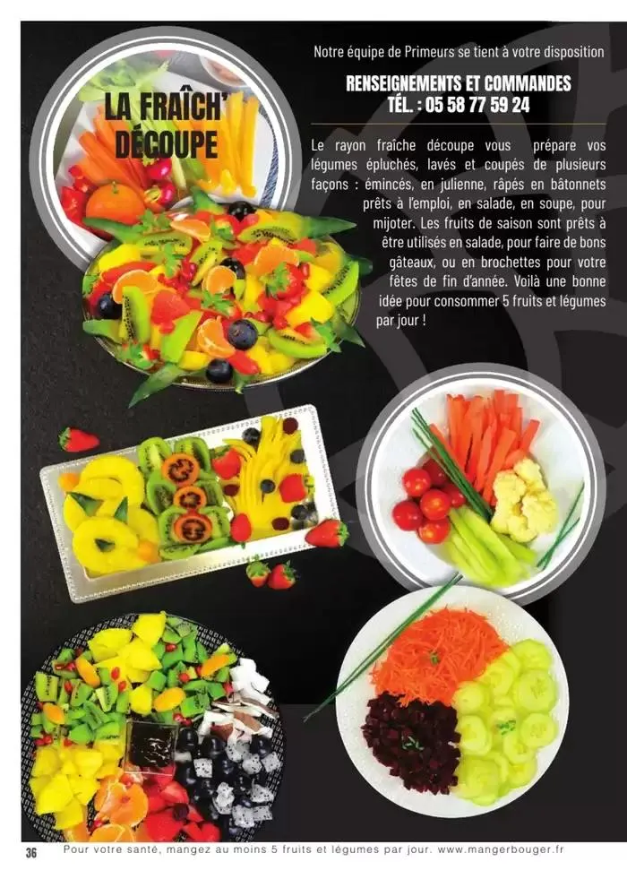 CARTE TRAITEUR PERMANENTE du 3 janvier au 31 décembre 2025 - Catalogue page 30