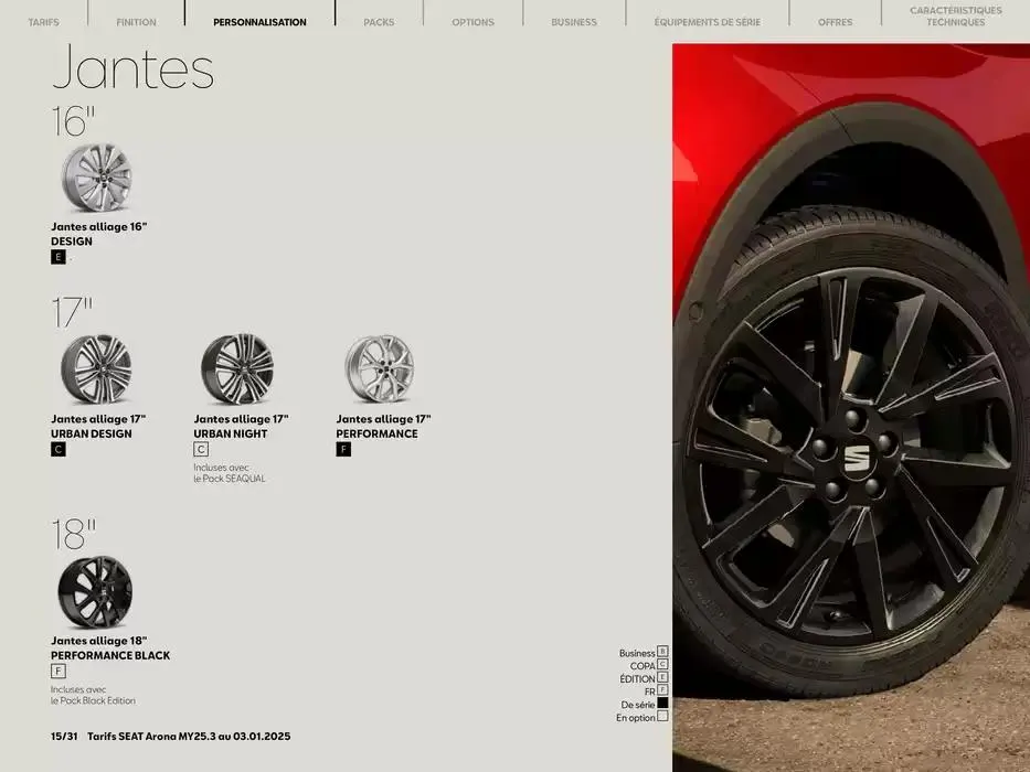 SEAT Arona du 17 janvier au 17 janvier 2026 - Catalogue page 15