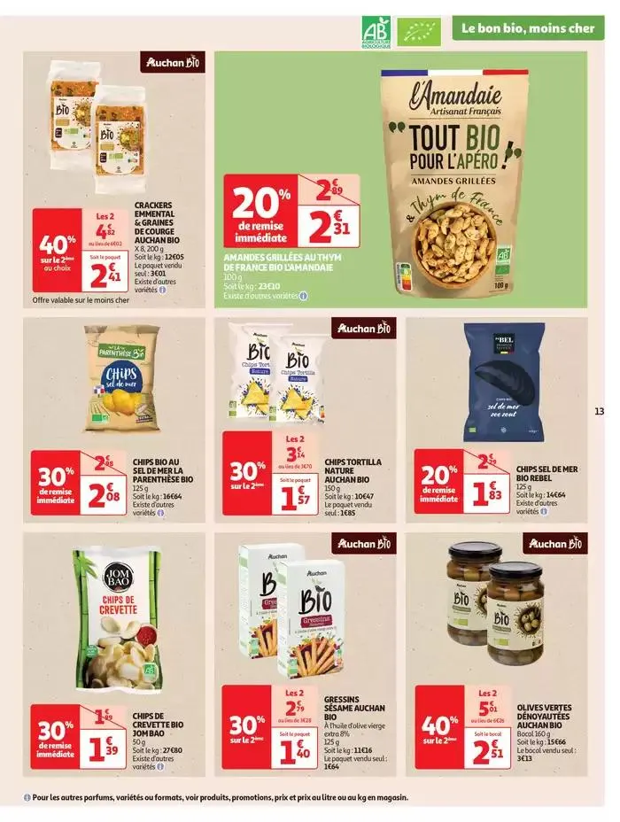Tout le bio à prix sain  du 13 mai au 25 mai 2025 - Catalogue page 13