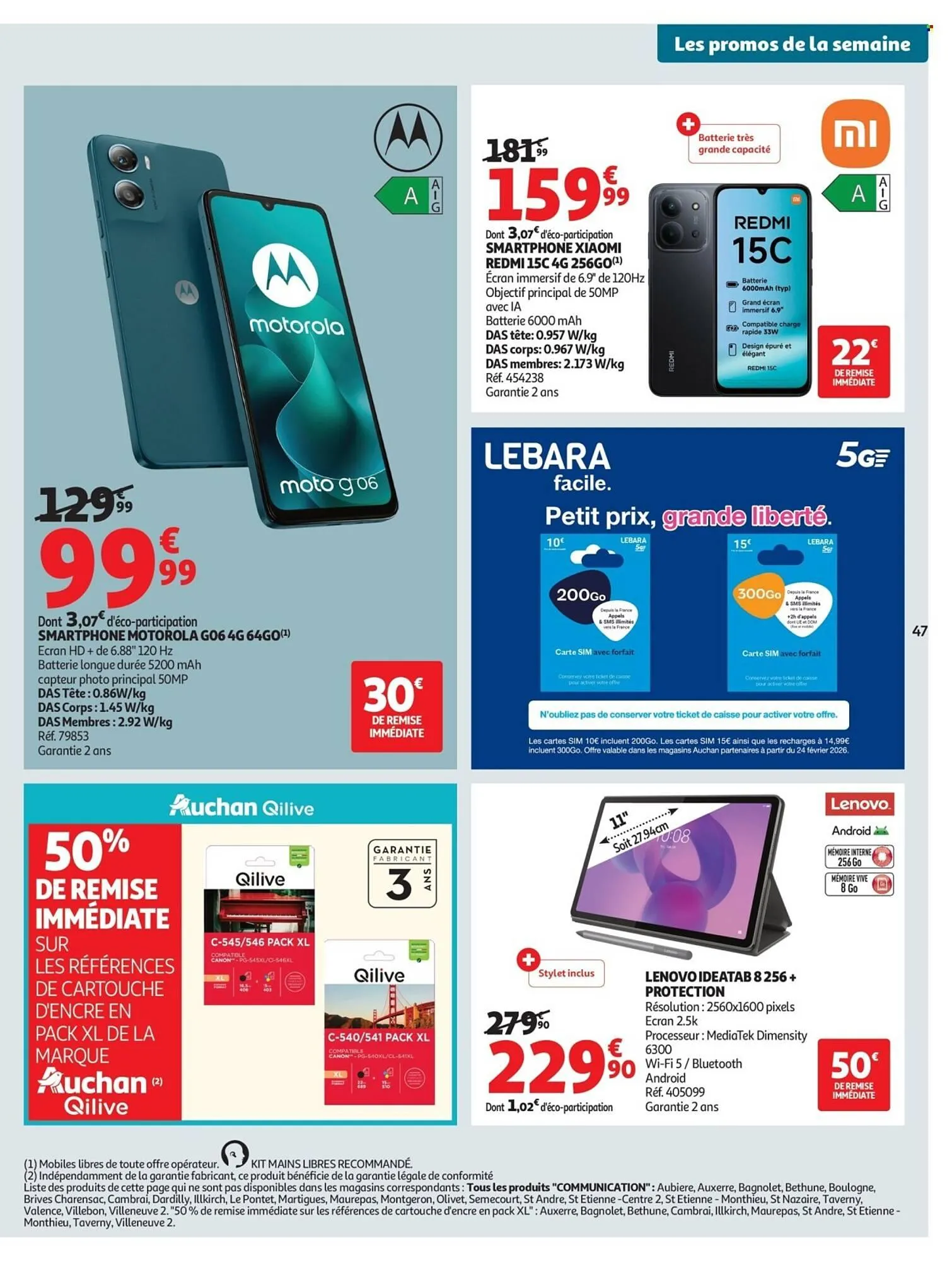 Catalogue Auchan du 24 février au 8 mars 2026 - Catalogue page 47