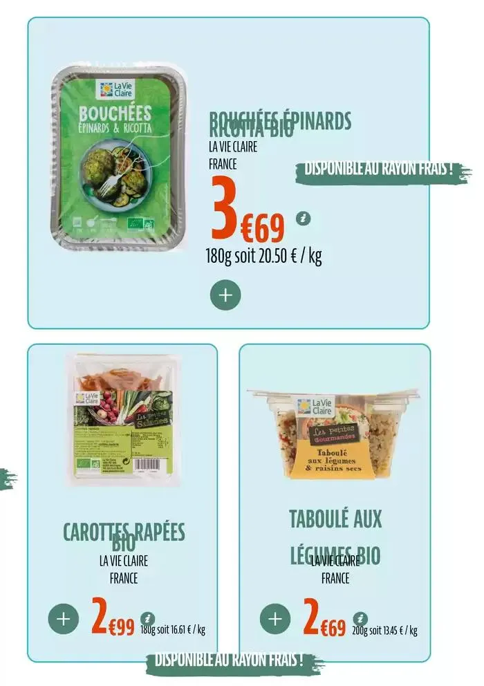 LES PETITS PRIX BIO du 11 mars au 31 décembre 2025 - Catalogue page 19