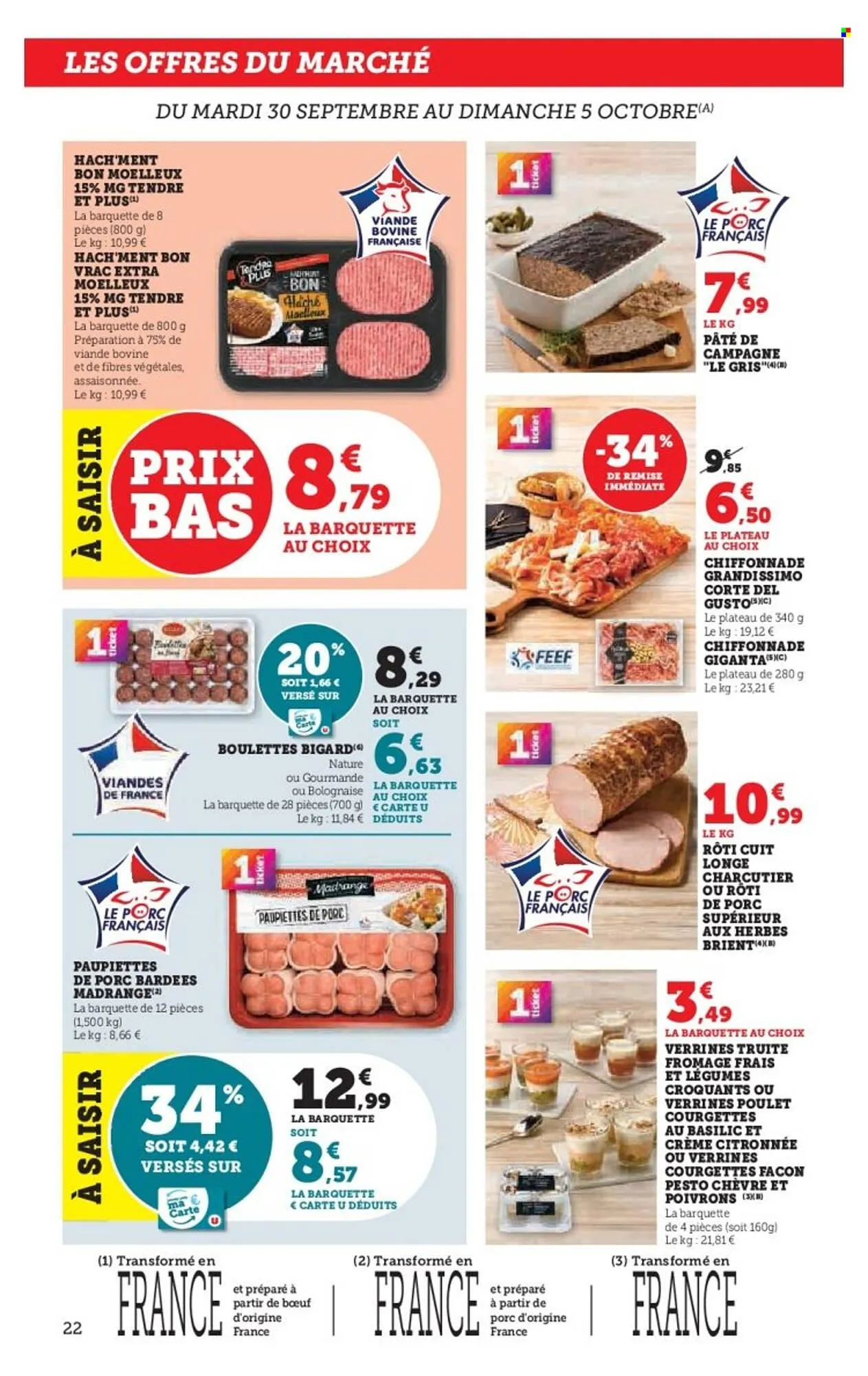 Catalogue Super U du 30 septembre au 12 octobre 2025 - Catalogue page 22