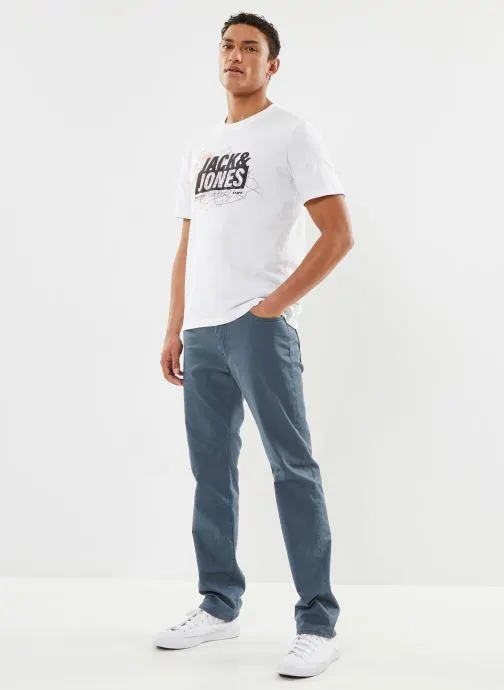 T-shirt - JCOMAP LOGO TEE SS CREW NECK SN - Blanc