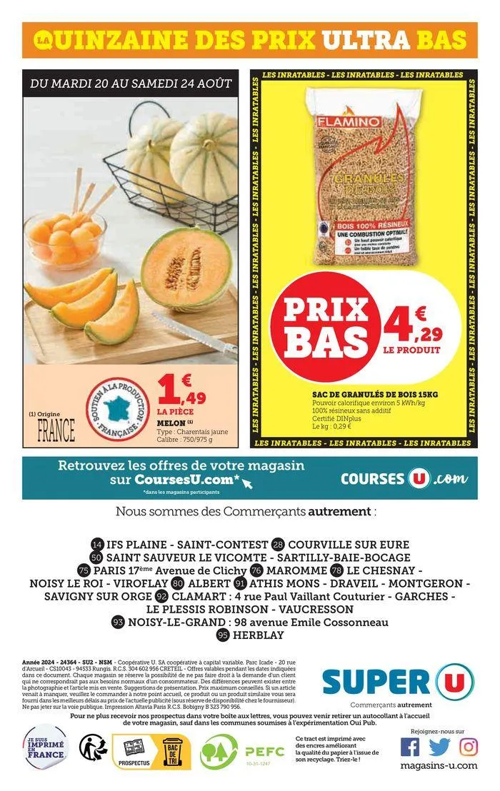 Catalogue SUPER U du 20 août au 1 septembre 2024 - Catalogue page 32