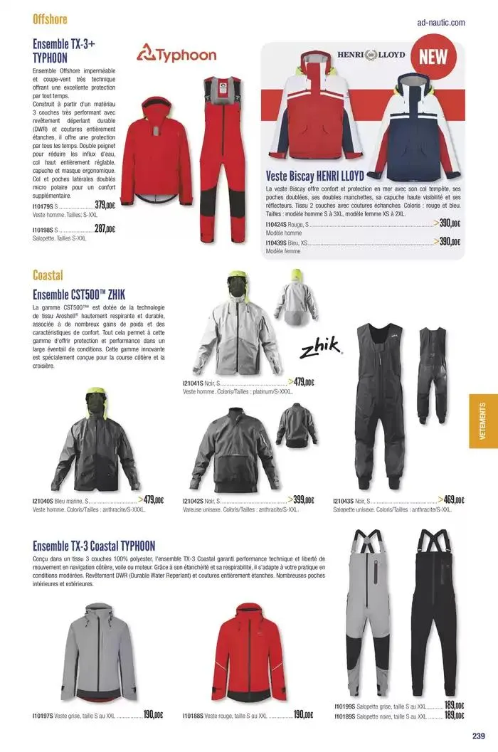 Catalogue Accastillage Diffusion 2025 du 1 janvier au 31 décembre 2025 - Catalogue page 241