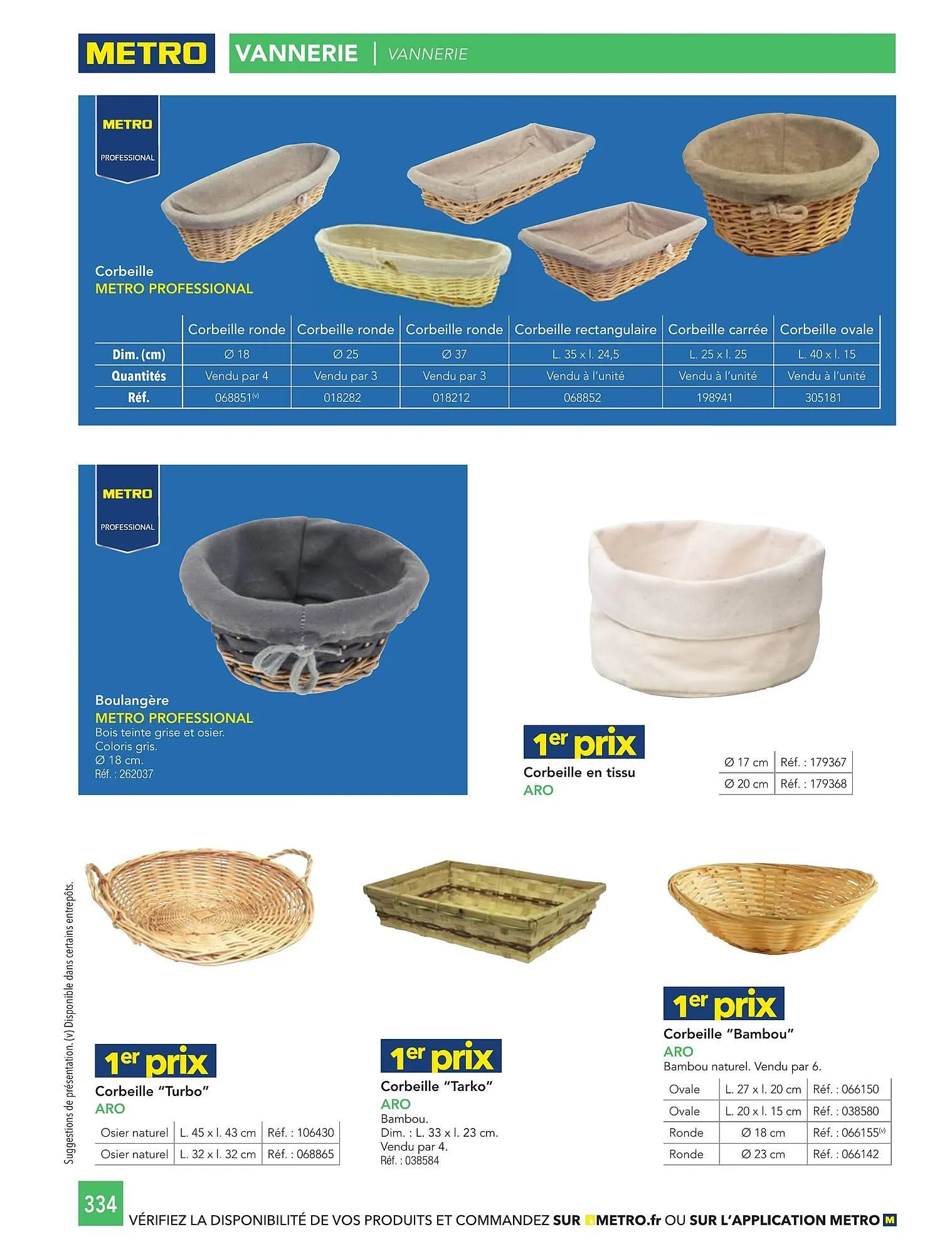 Catalogue METRO du 1 janvier au 31 décembre 2026 - Catalogue page 334