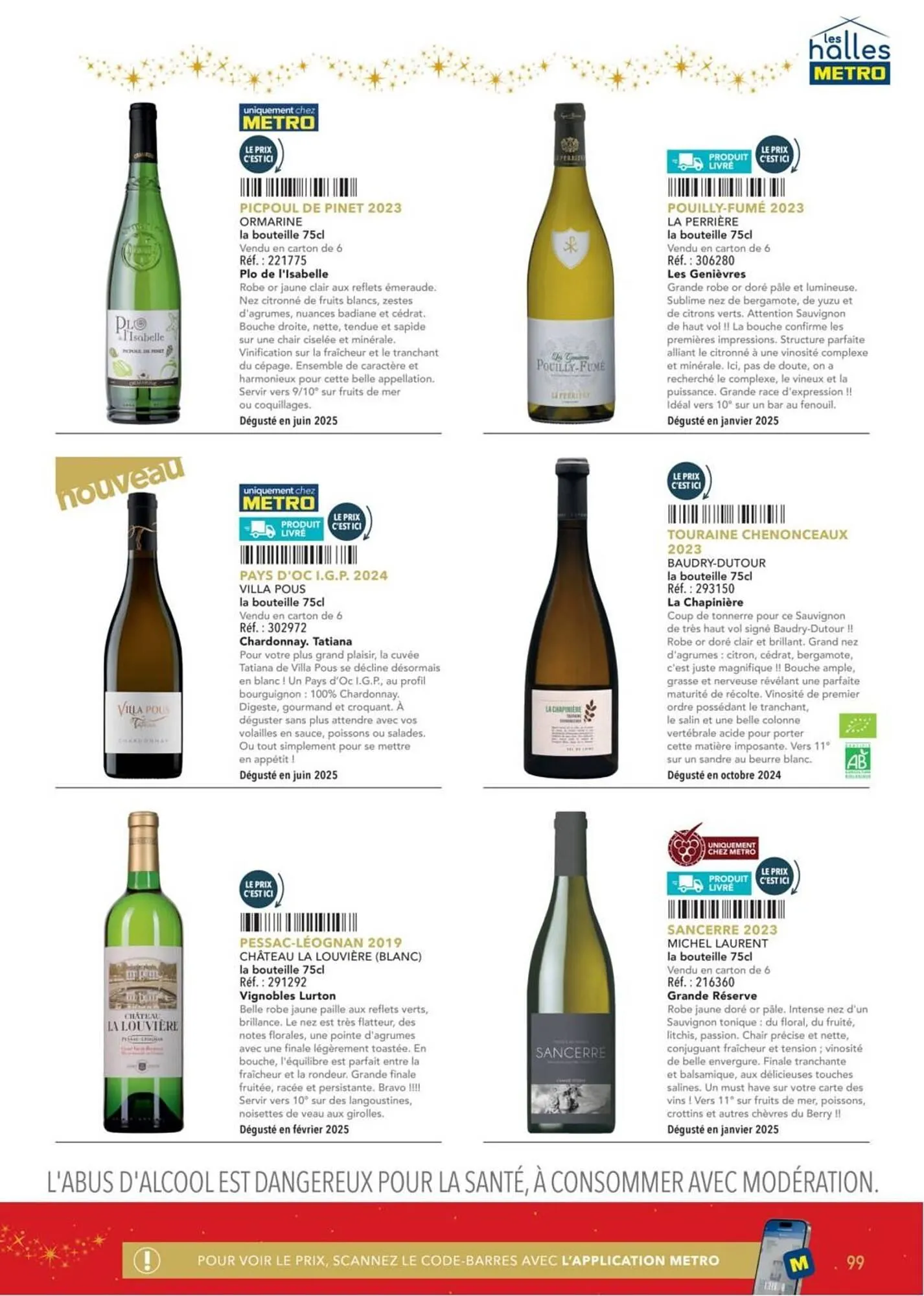 Catalogue METRO du 16 octobre au 31 décembre 2025 - Catalogue page 99