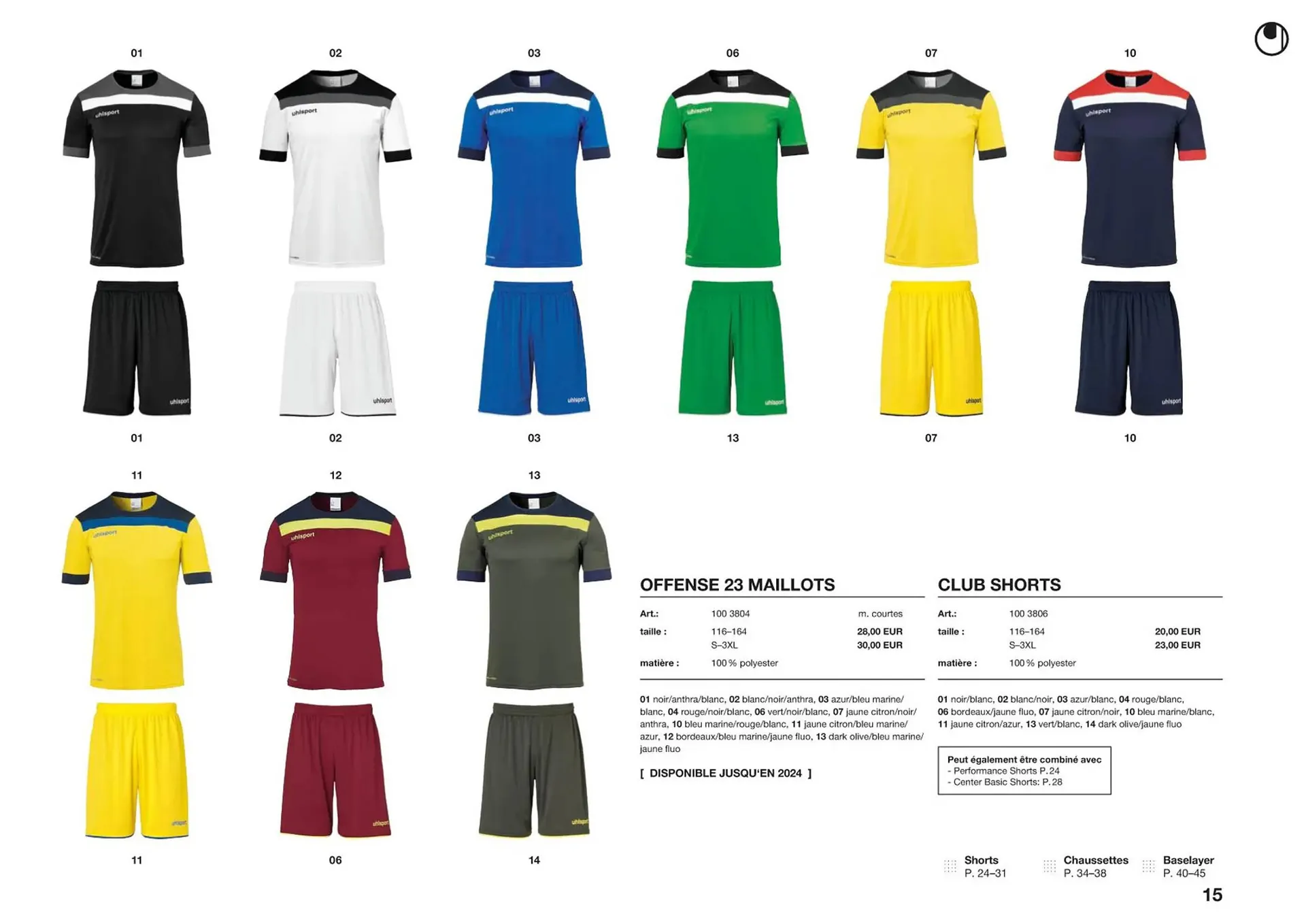 Catalogue Uhlsport du 1 mars au 31 décembre 2023 - Catalogue page 15