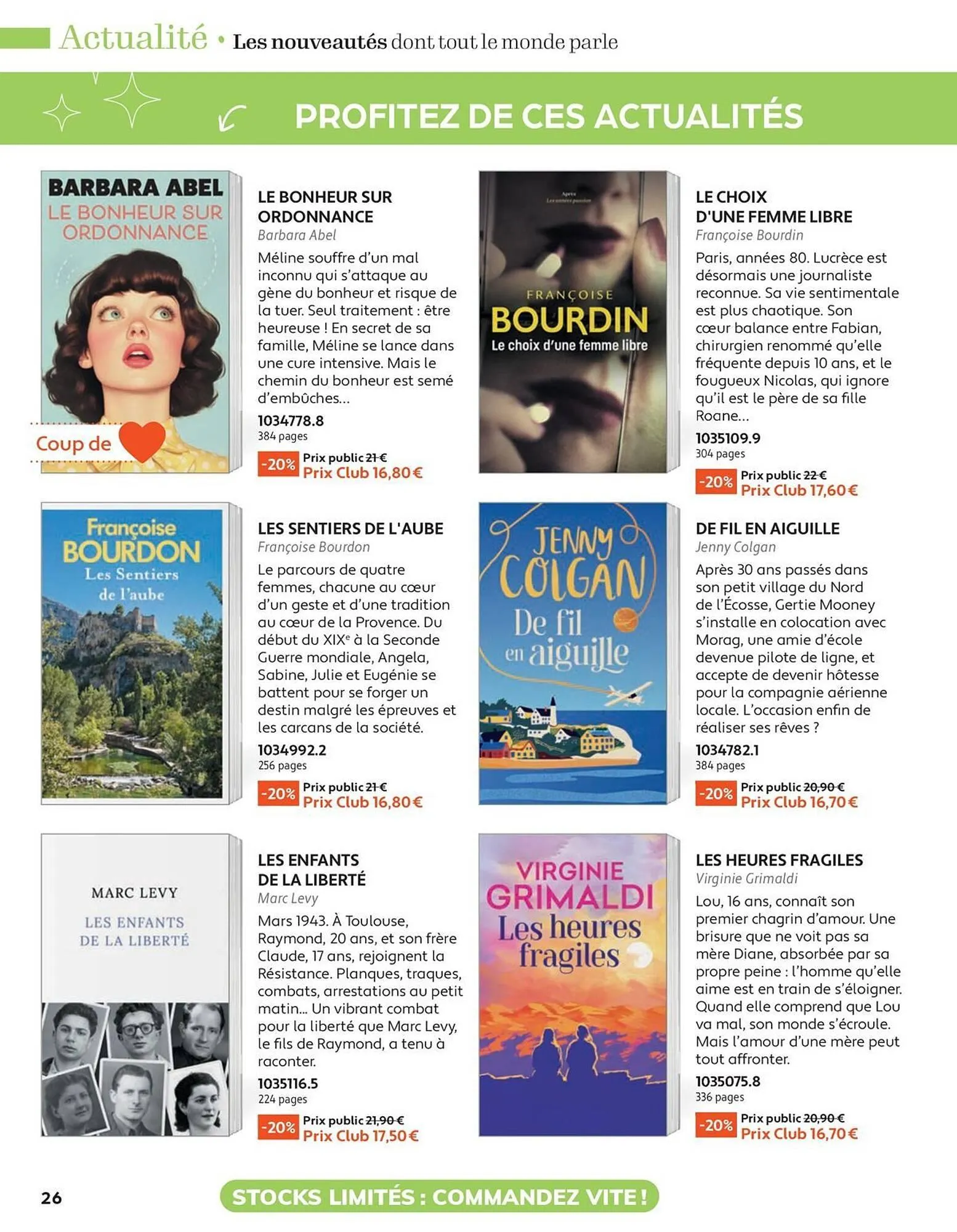 Catalogue France Loisirs du 2 mars au 30 avril 2026 - Catalogue page 26