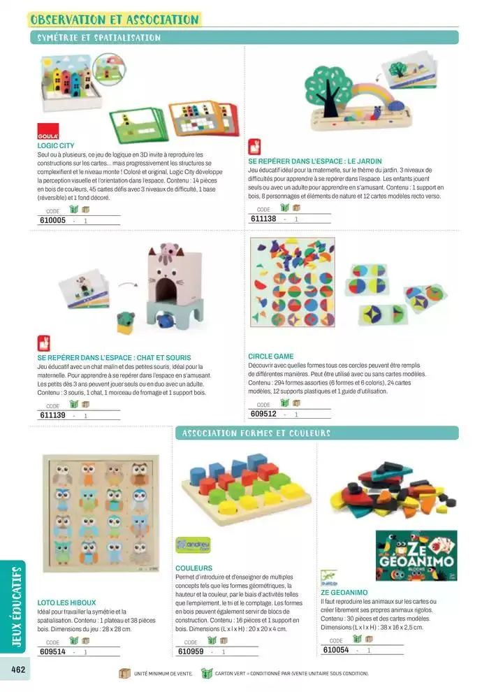 Nos Catalogues Thématiques du 1 janvier au 31 décembre 2025 - Catalogue page 464