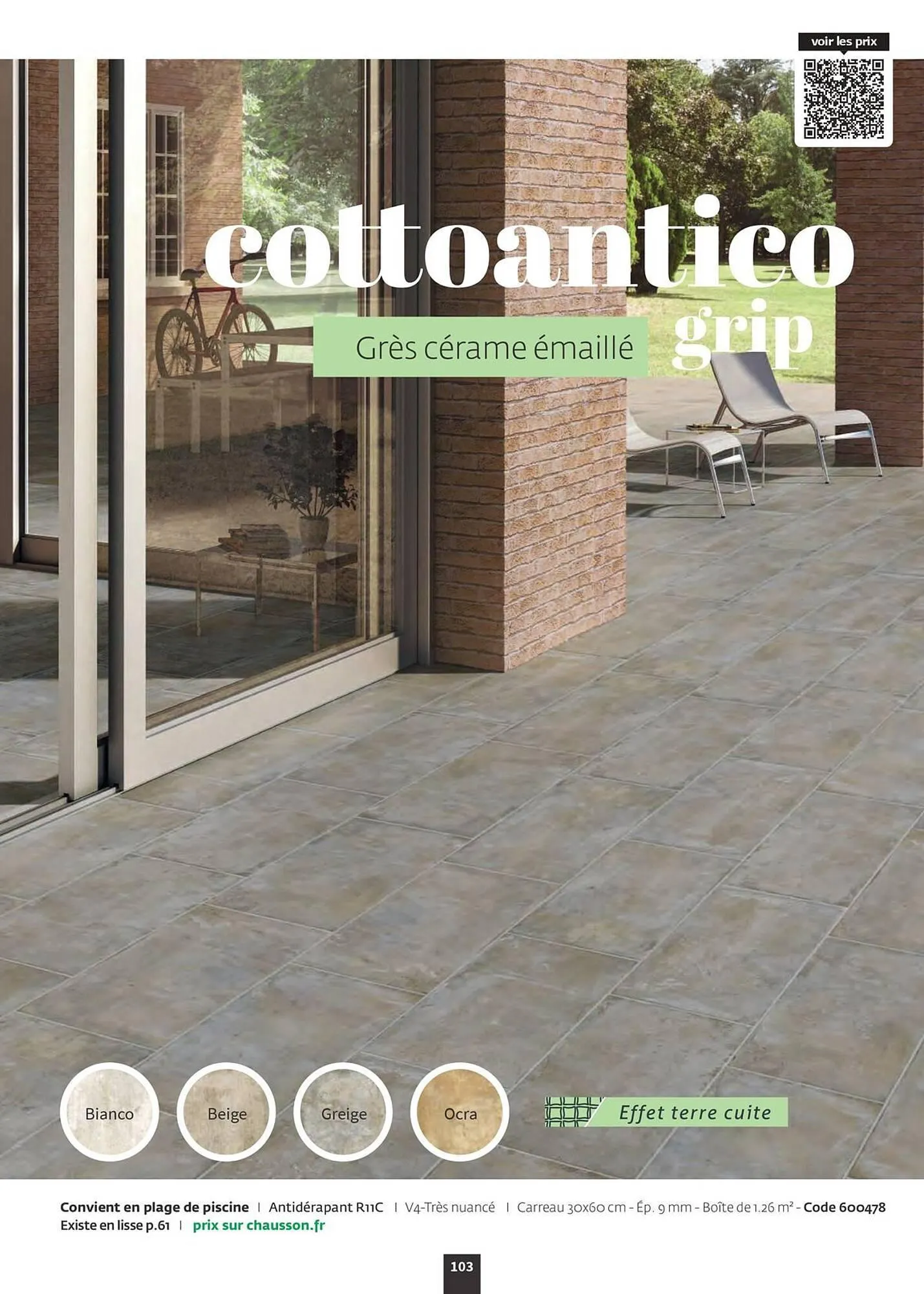 Catalogue Chausson Matériaux du 12 septembre au 31 décembre 2026 - Catalogue page 105