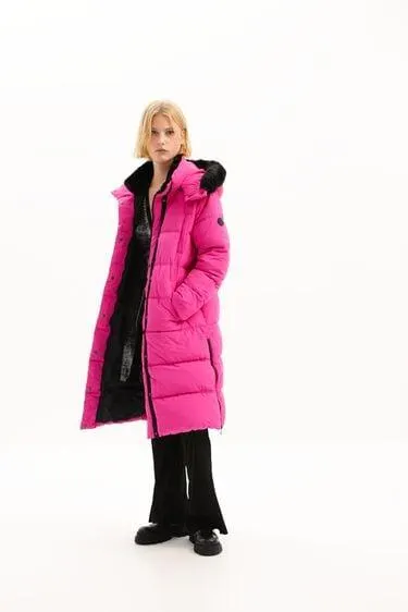 Manteau matelassé ceinture