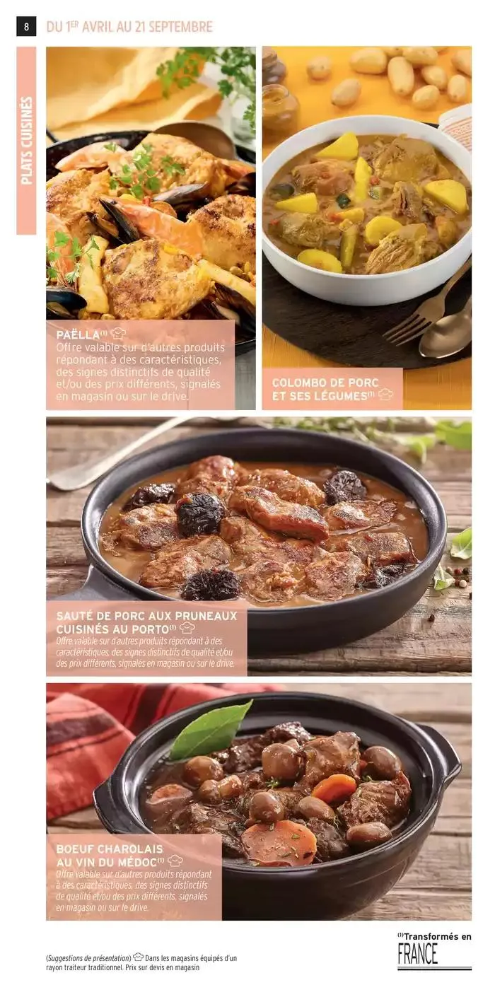 CATALOGUE TRAITEUR PRINTEMPS ETE du 1 avril au 21 septembre 2025 - Catalogue page 8