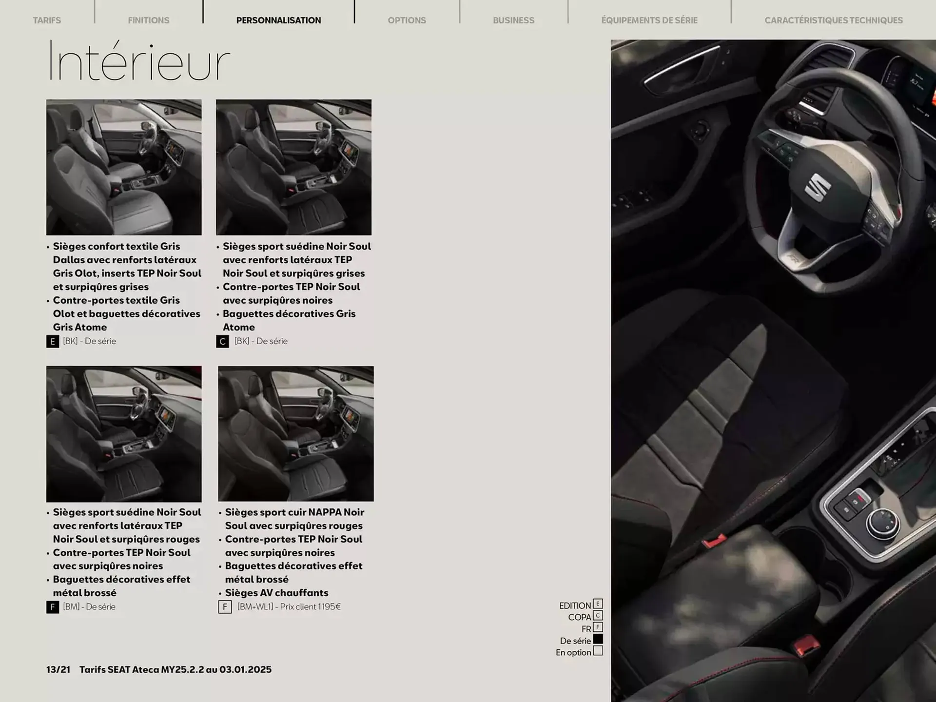 Catalogue SEAT du 3 janvier au 3 janvier 2026 - Catalogue page 13