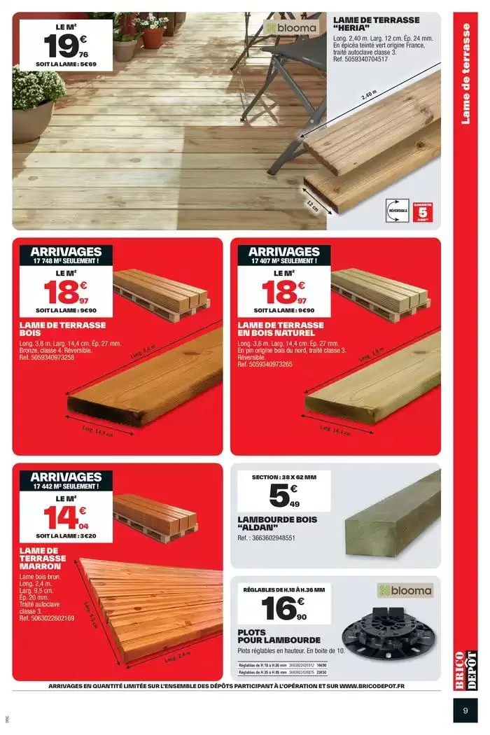 Voyez plus grand avec nos prix dépôt ! du 30 avril au 15 mai 2025 - Catalogue page 9