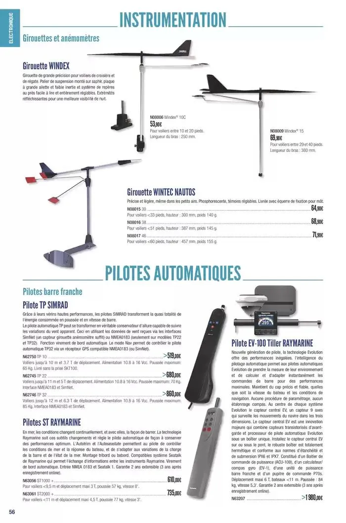 Catalogue Accastillage Diffusion 2025 du 1 janvier au 31 décembre 2025 - Catalogue page 58