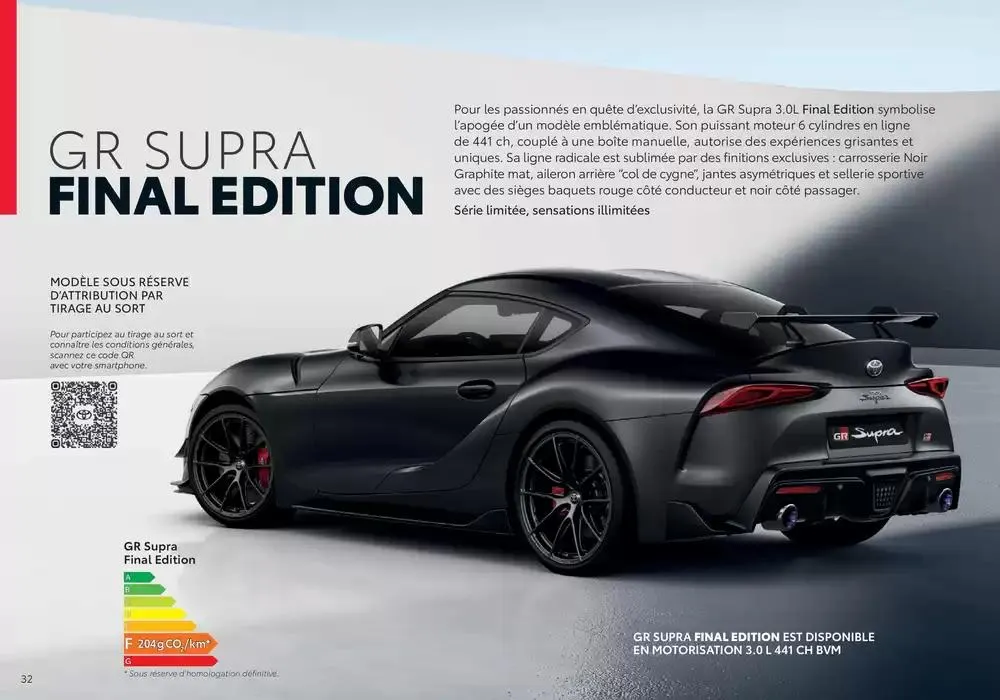 Toyota Supra du 9 avril au 9 avril 2026 - Catalogue page 32