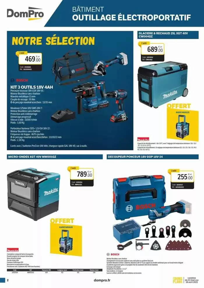 Bons plans bâtiment 2025 du 4 mars au 18 avril 2025 - Catalogue page 2