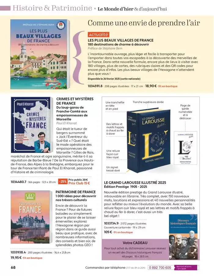 Mars - Avril 2025 du 4 mars au 30 avril 2025 - Catalogue page 68