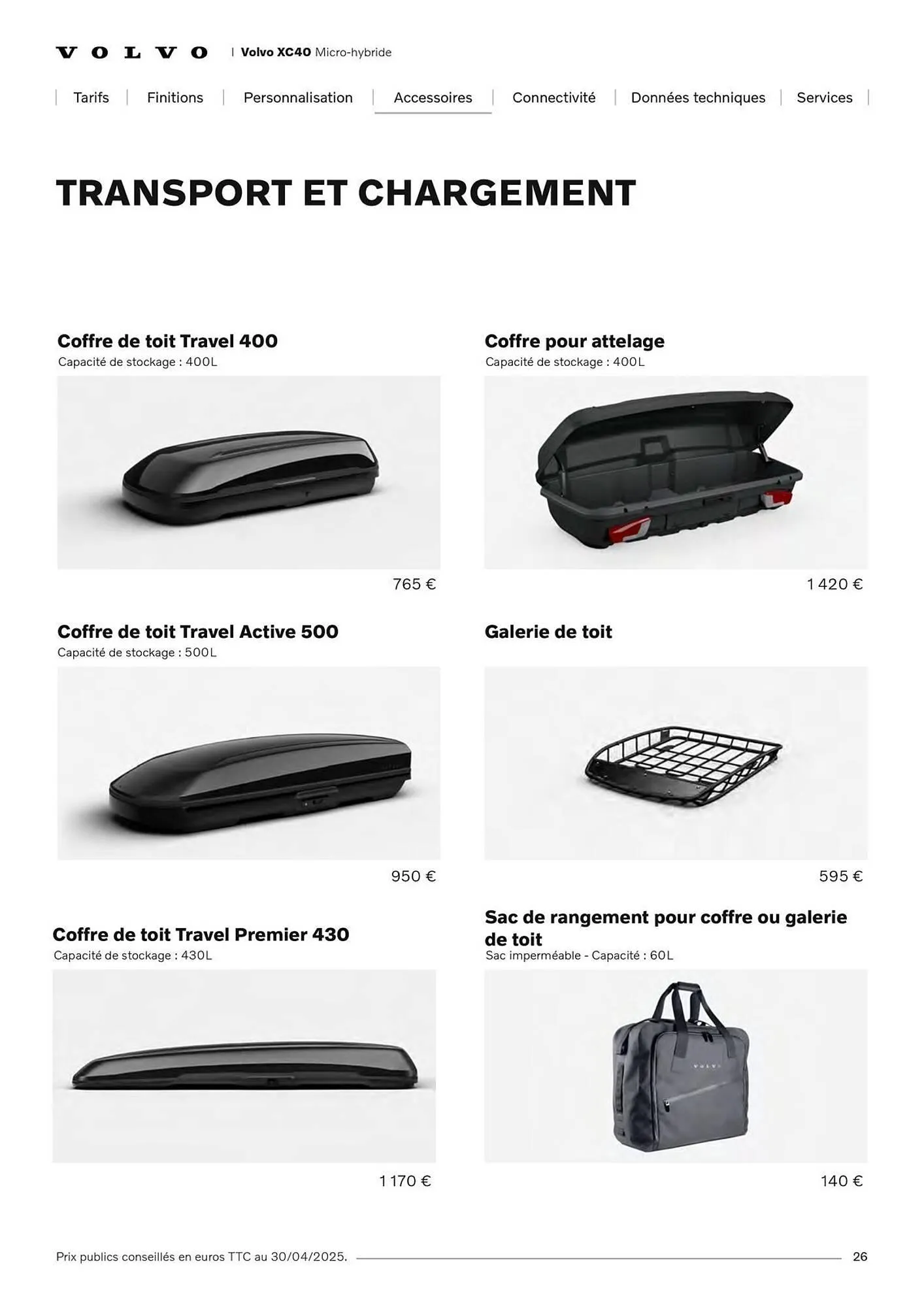 Catalogue VOLVO du 7 janvier au 31 janvier 2027 - Catalogue page 26