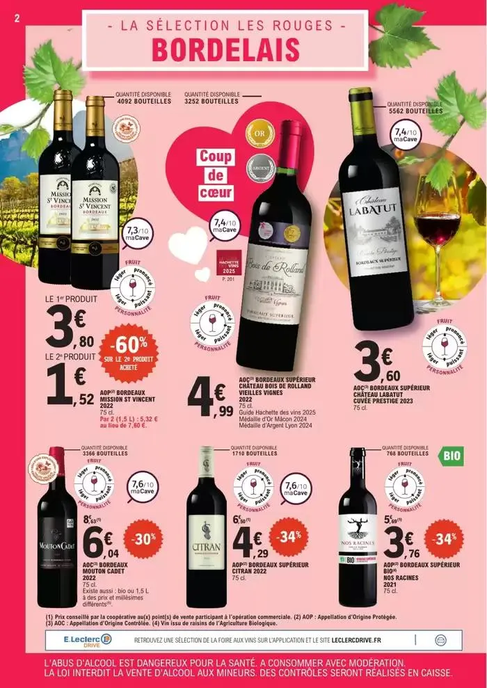 FOIRE AUX VINS DE PRINTEMPS - MIXTE du 8 avril au 19 avril 2025 - Catalogue page 2