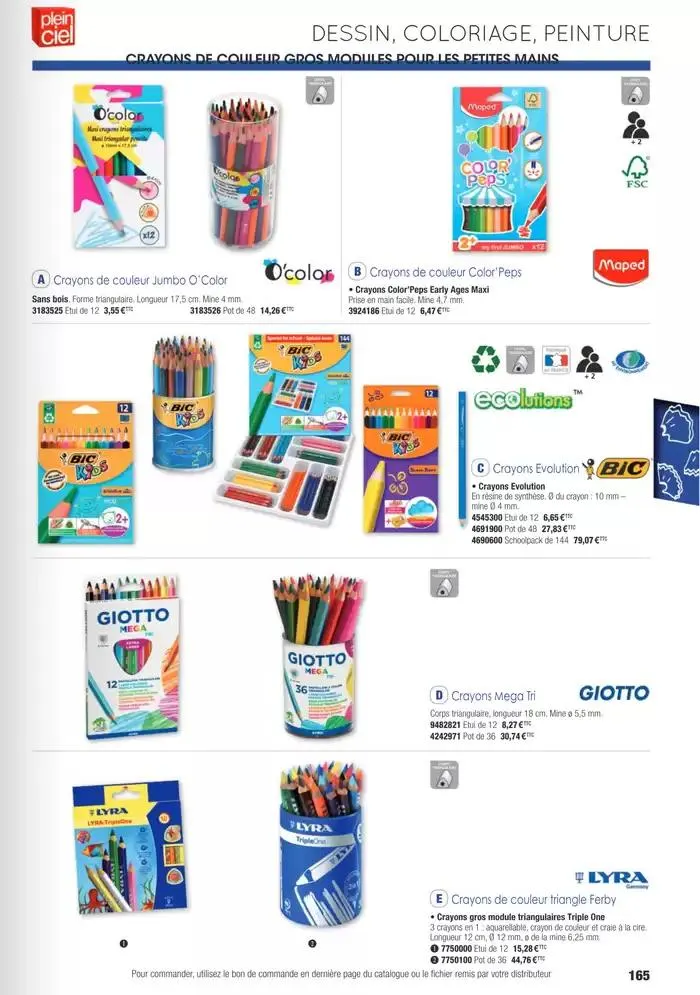 Écoles et loisirs 2025 du 1 janvier au 31 décembre 2025 - Catalogue page 165