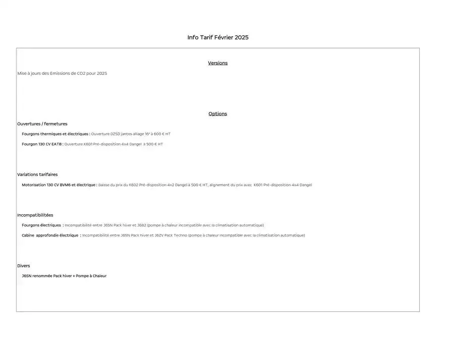 Opel Combo Cargo du 5 mars au 5 mars 2026 - Catalogue page 2