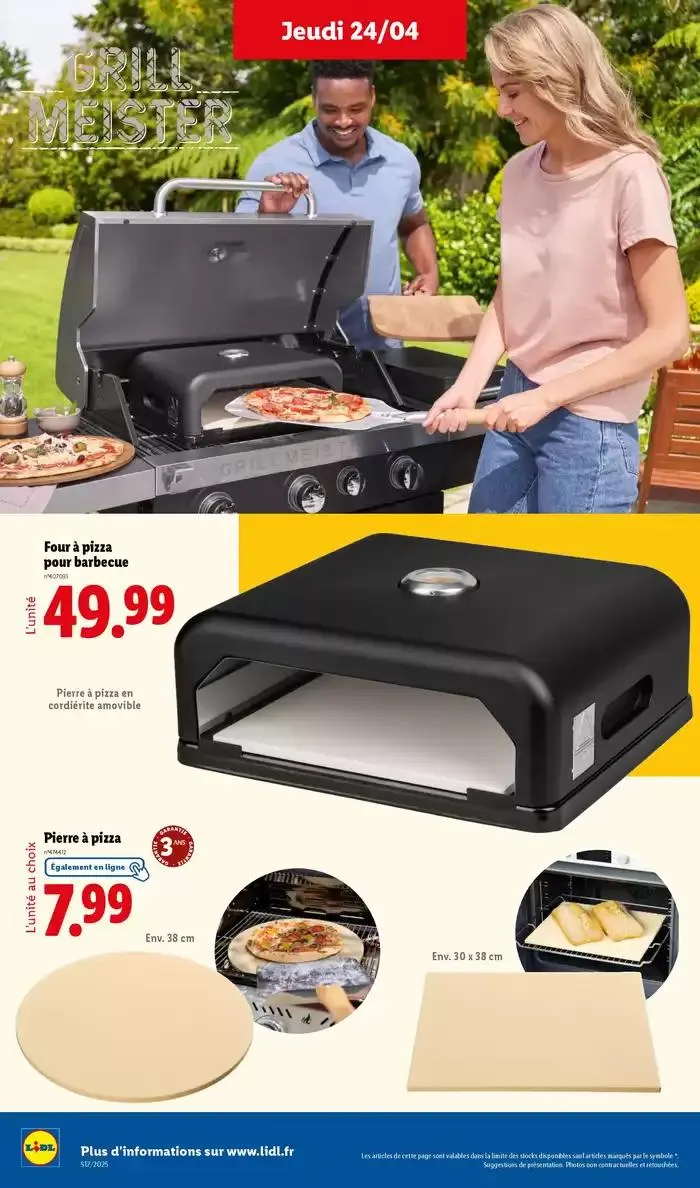 Ne manquez pas les ventes de jardinage et textile ce jeudi chez Lidl du 21 avril au 24 avril 2025 - Catalogue page 22