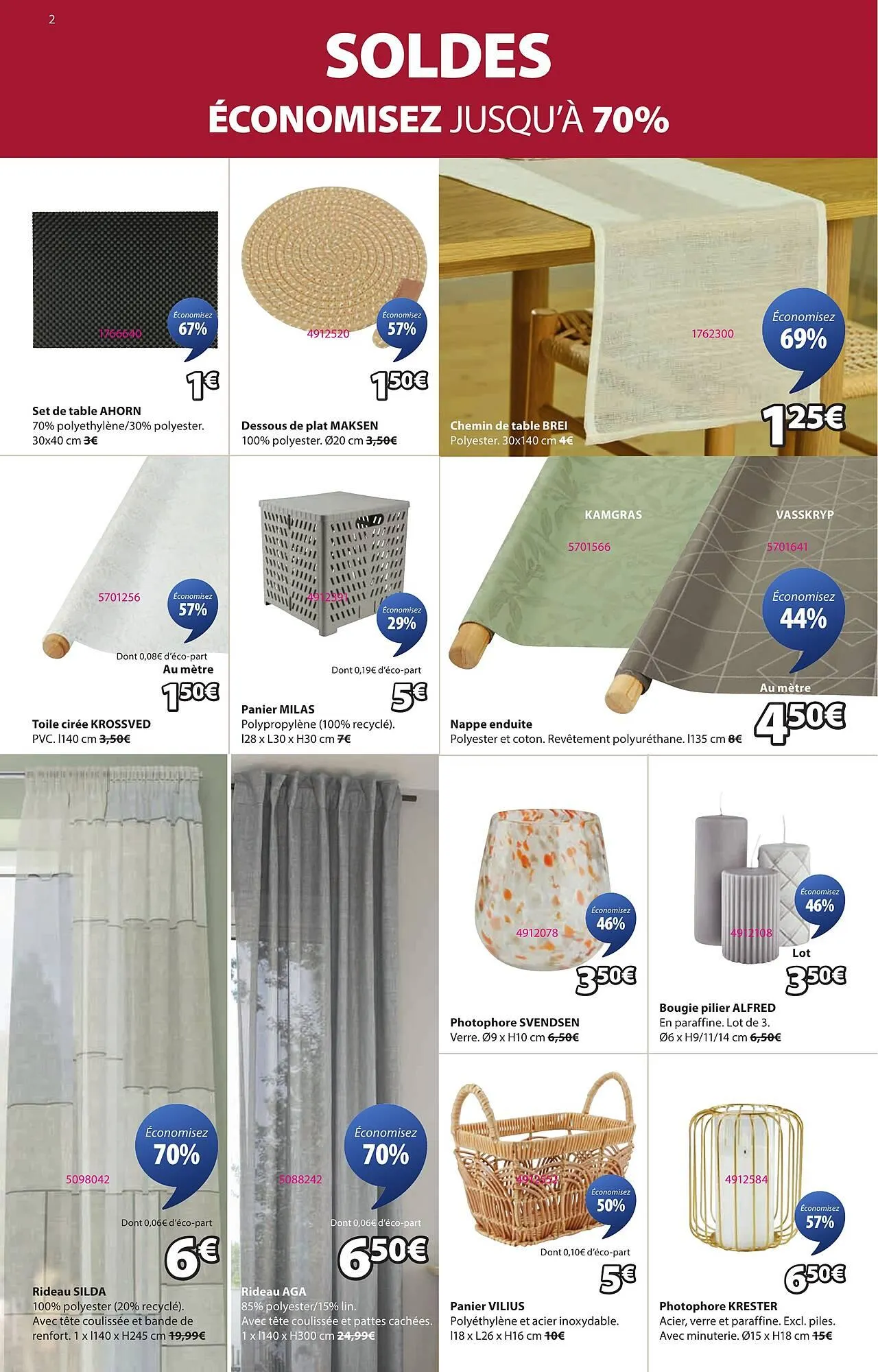 Catalogue JYSK du 7 janvier au 3 février 2026 - Catalogue page 2