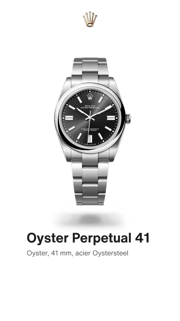 Rolex Oyster Perpetual du 24 septembre au 23 septembre 2025 - Catalogue page 1