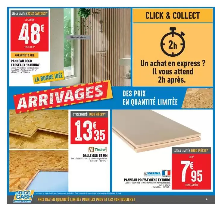 Venez profitez des nouveaux arrivages Brico Cash ! du 28 février au 13 mars 2025 - Catalogue page 4