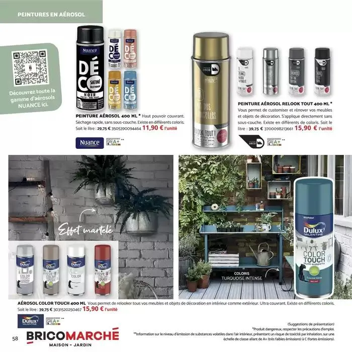 Le guide Projets intérieurs 2025 du 12 février au 12 avril 2025 - Catalogue page 58