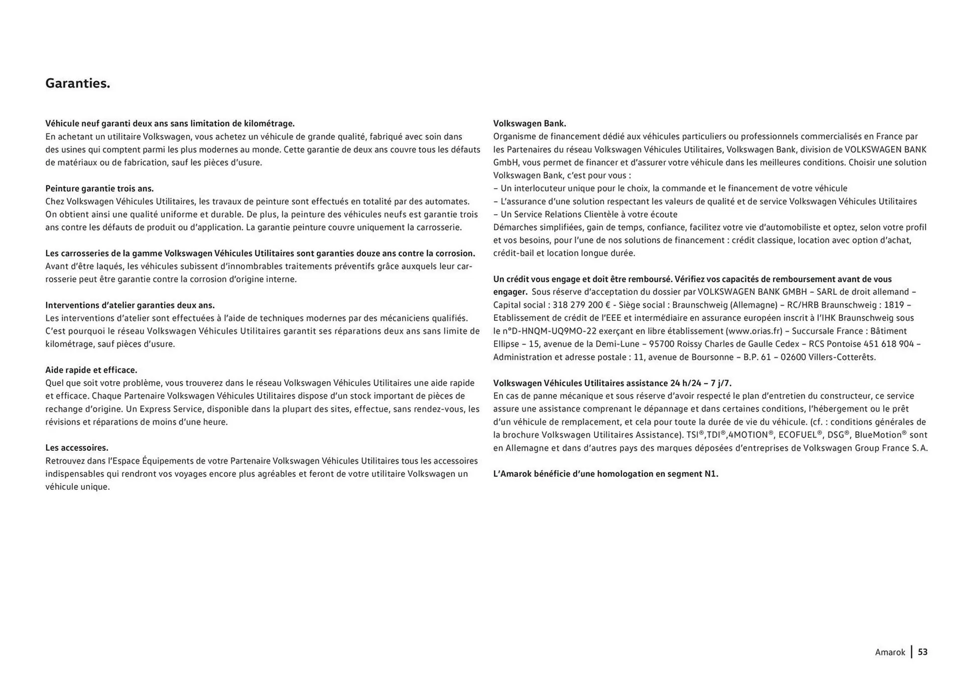 Catalogue Volkswagen du 2 octobre au 2 octobre 2026 - Catalogue page 53