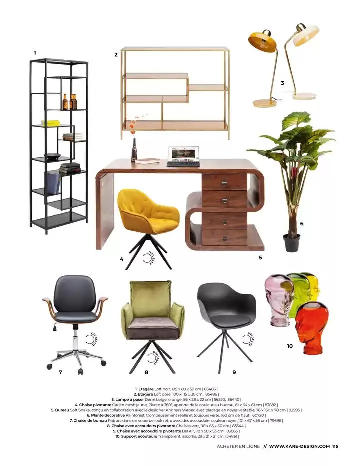 LE MAGAZINE POUR LES ENTHOUSIASTES DU DESIGN du 6 février au 31 décembre 2025 - Catalogue page 115