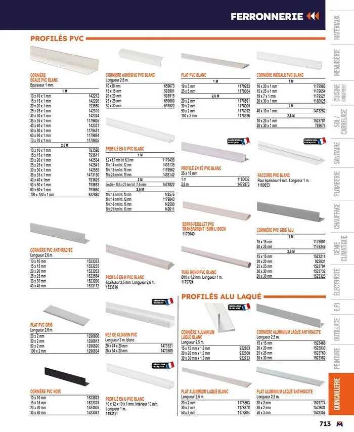 Guide produits 2024 du 15 mars au 31 décembre 2024 - Catalogue page 713